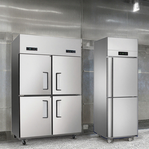 Refrigerador Comercial de Acero Inoxidable de 450L con Descongelación Automática, Congelador Vertical de Una Sola Temperatura, Enfriamiento y <span class=keywords><strong>Congelación</strong></span> Profunda - Product Image 1