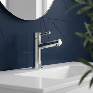 Grifo de lavabo de baño de agua fría individual más vendido, mezclador de grifo de lavabo de un solo mango cromado de acero inoxidable - Product Image 4