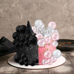 42 Uds. Suministros <span class=keywords><strong>para</strong></span> fiestas temáticas <span class=keywords><strong>de</strong></span> Brujas globos negros pastel Topper <span class=keywords><strong>Mini</strong></span> globos corona <span class=keywords><strong>de</strong></span> plástico plateado y sombrero <span class=keywords><strong>de</strong></span> bruja negro <span class=keywords><strong>para</strong></span> mujeres - Product Image 3