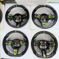 Volant sport en cuir pleine fleur GZYLC pour Porsche CARRERA GT 991 911 992 Porsche Cayenne Coupé Personnalisé