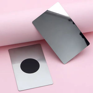 Cartes de Visite Métalliques Personnalisées en Acier Inoxydable Noir Mat, Gravure Laser, avec Puces RFID NFC - Product Image 6