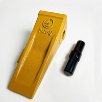 1U3352 8E6464 1U3352rc 1U3302 1U3202 14530544 Dents de godet forgées pour chargeuse sur pneus OEM, pelle rétrocaveuse, mini-excavatrice à roches JCB