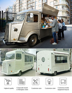 Điện ba bánh snack thực phẩm Giỏ Di động ăn sáng Xe tải Trailer điều kiện mới cho nhà hàng sử dụng làm từ vật liệu nước - Product Image 5