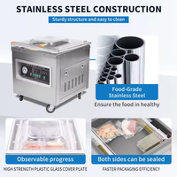 Machine d'emballage sous vide semi-automatique électrique de table commerciale Dz-400 à haute efficacité pour sachets, films et feuilles métalliques