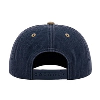 Gorra de Béisbol Personalizada Estilo Retro Vintage para Papá, con Visera Desgastada, Logotipo Bordado, Dos Tonos, Sin Estructura, de Perfil Bajo, de Algodón
