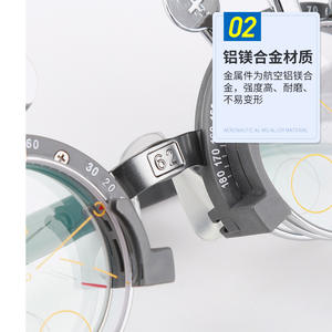 Montura de Prueba Wenbang 52-70 para Examen de Agudeza Visual y Distancia Pupilar, Soporte para Lentes de Gafas, Clase II, Operación Manual - Product Image 4