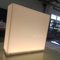 Fabricant de panneaux lumineux LED en acrylique sur mesure pour projets de vente au détail
