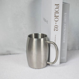 टी 14 औंस स्टेनलेस स्टील डबल इन्सुलेट अमेरिकी शैली कप मजबूत हैंडल रिसाव-प्रूफ ढक्कन पर्यावरण के अनुकूल व्यवसाय उपहार - Product Image 2