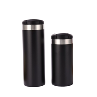 Mug de voyage isotherme 350 ml/500 ml en acier inoxydable 304 à double paroi avec couvercle pour boissons chaudes et froides