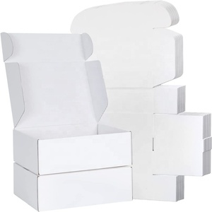 Custom Logo Mailer Paper Packing Box Wholesale Color Recycled Corrugated white Shipping Paper Mailing Box