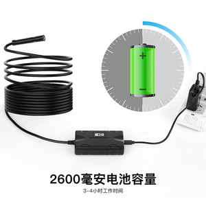 Industrial Endoscope 8mm 2000mm Wireless Pipeline Inspection Camera With Led Lighting Android Compatible - Product Image 4