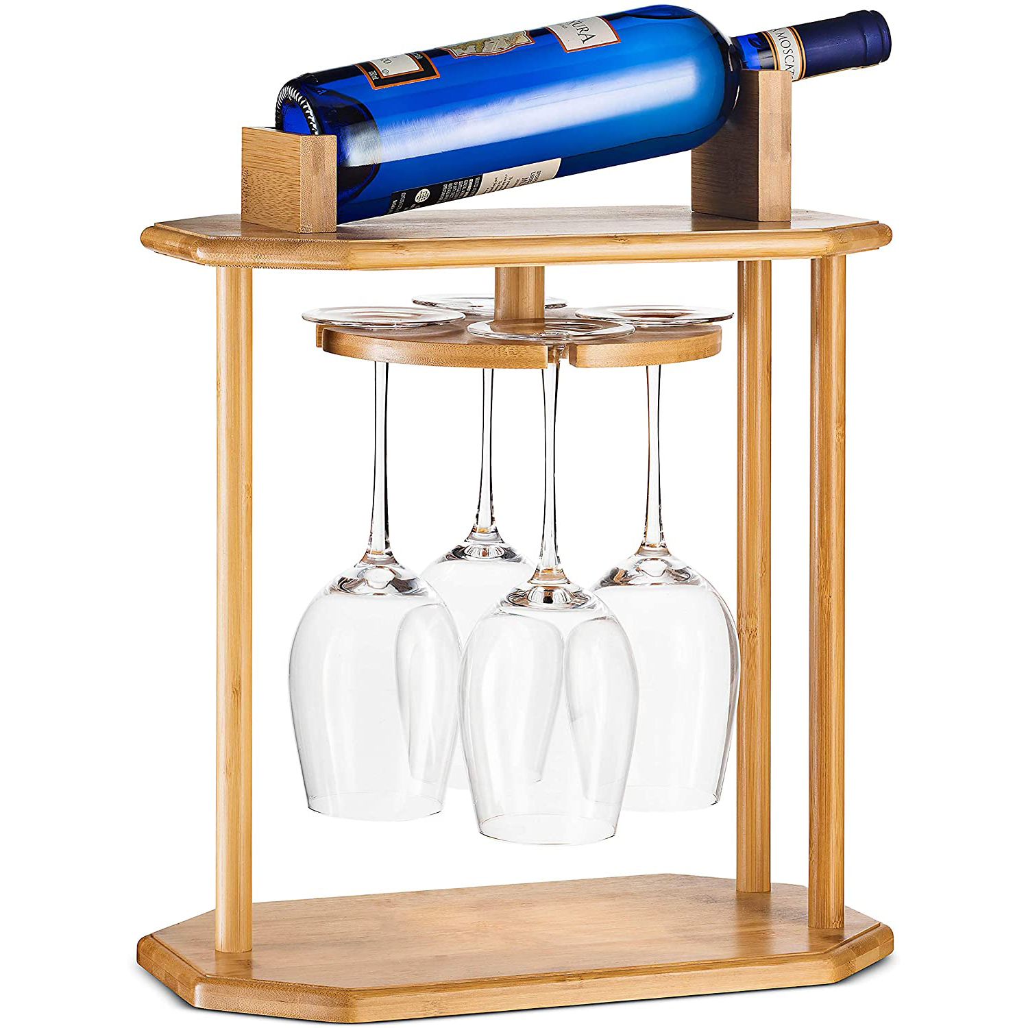 8 бутылок складной держатель для вина расширяемая бамбуковая деревянная стойка для вина