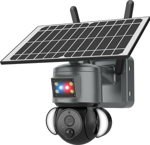 SECTEC جديد HD 3MP WIFI PIR OEM OEM PIR كاميرا مضادة للماء نظام أمان لاسلكي PTZ مصباح شمسي - Product Image 2