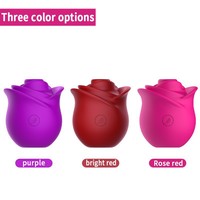 Hochwertiger OEM Multi-Speed Saug- und Vibrations-Rosen-Bullet-Vibrator Bruststimulator Erotikspielzeug für Frauen Großhandel