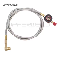 Haute qualité brûleur à gaz cuisinière connecteur acier inoxydable Camping en plein air cuisinière à gaz Valve adaptateur poêle accessoires