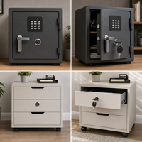 Serrure à came tubulaire de remplacement avec 2 clés et écrou de came pour armoire de classement, tiroir, boîte aux lettres – Serrure de sécurité tubulaire à came