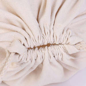 Sacs en toile de coton biologique de haute qualité, petits, moyens et grands, bon marché, avec cordon de serrage, pour cadeaux, avec impression de logo personnalisé - Product Image 6