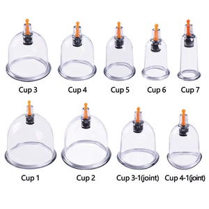 Satu kali cangkir hisap plastik mengatur perangkat bekam terapi vakum dengan daya hisap yang kuat. Peralatan pijat vakum. - Product Image 4