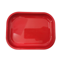 Plateau à rouler en métal coloré moderne sur mesure avec boîte de rangement et broyeur pour accessoires de cigarette, certifié ISO9001 - Vente en gros
