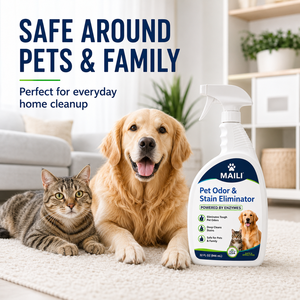 Bio-Enzymatic Dog Cat <strong>Pet</strong> Odour and Stain <strong>Remover</strong> Safe <strong>Pet</strong> Urine Food Vomit Odors Eliminator Spray for Home - Product Image 5