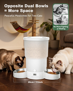 Smart Large Capacity Automatic Pet Feeder with <b>Timer</b> Remote Control and Eco-Friendly Solid Bowl for Cat and Dog Feeding - Product Image 5