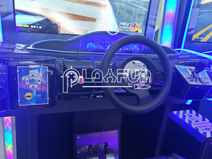 PlayFun, gran oferta, simulador de juego Arcade, máquina de juego de coches de carreras con movimiento, funciona con monedas - Product Image 4