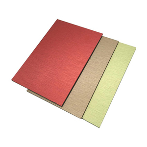 Tấm Phủ Nhôm Hợp Kim Nhôm Tấm Phủ PE 10Mm Đồng Chải Nhôm Composite Panel - Product Image 3