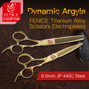 Titane Alliage Diamant Vis Cheveux Ciseaux De Coupe Professionnels Ciseaux Amincissants Kit - Product Image 2