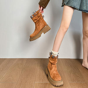 Botines de Mujer Más Vendidos Primavera 2026 Cómodos Casuales Transpirables Antideslizantes con Cordones Plataforma Gruesa de Moda - Product Image 1