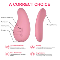 Masseur vibrant chauffant en silicone de qualité supérieure, très vendu, pour les nouvelles mamans afin de soulager la sensibilité des seins.