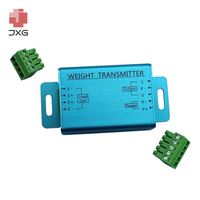 Transmisor y Pantalla para Celda de Carga de 4-20mA/0-10V, Amplificador de Fuerza de Pesaje Portátil con Caja de Conexiones para Medición de Sensores