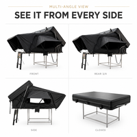 Tente de toit rigide en aluminium RTT Camping Accesorios pour véhicule 4x4