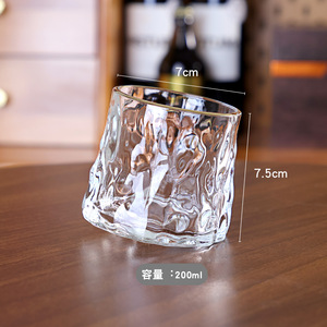 Vaso Giratorio de Vidrio de 200 ml para Tequila y Brandy, Estilo <span class=keywords><strong>Rockstar</strong></span>, para Bares y Bebidas - Product Image 6