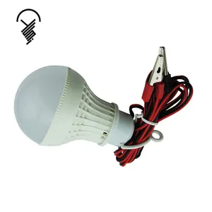 最高品質の屋内照明プラスチック1mワイヤークリップ2700k-6500k12V LED電球ランプ12W