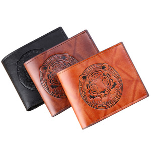 منتج جديد من مادة PU للرجال مع محفظة نقدية متعددة بسعة كبيرة وقابلة للطي - Product Image 1