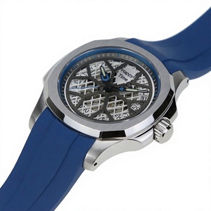Correa de Reloj de Caucho FKM Natural de 20 mm con Hebilla Sólida y Cubierta Azul Suave y Cómoda - Product Image 3