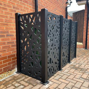 Pantallas de partición WPC de lujo modernas, pantallas decorativas, paneles de pared huecos - Product Image 1