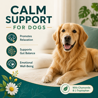 Friandises à Mâcher Souples pour Chiens : Soulagement Apaisant des Tensions et de l'Hyperactivité, Formule de Qualité Fabricant (Vente en Gros)