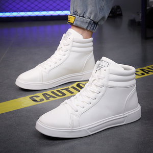 Baskets blanches pures pour femmes, nouvelle tendance, <span class=keywords><strong>grande</strong></span> taille 35-47, hauteur intérieure augmentant la taille des hommes, chaussures d'ascenseur décontractées, bas prix, OEM chauds - Product Image 2