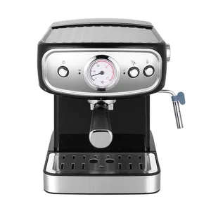 Cafetera Eléctrica Programable Semiautomática de 15 Bares para Espresso, Cappuccino y Latte, Marca OEM, para Cafeterías en la UE e Italia - Product Image 4