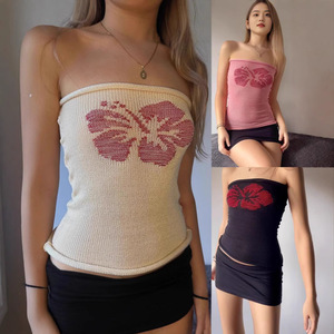 Top de Tubo de Punto sin Mangas, Ajustado y Sexy, Estilo 2025 para Mujer - Product Image 2