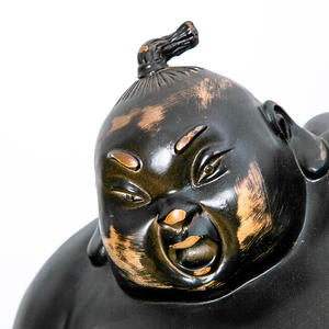 Statue de sport en résine de décoration classique personnalisée sculpture de lutteurs de sumo de style japonais - Product Image 5