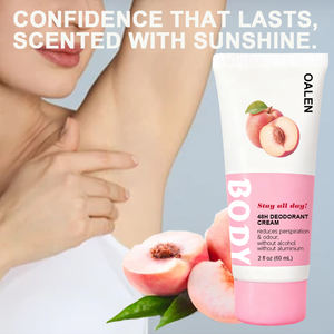 Crema desodorante para <span class=keywords><strong>axilas</strong></span> de melocotón de larga duración de 60ml, fragancia refrescante, antitranspirante para <span class=keywords><strong>axilas</strong></span> - Product Image 3