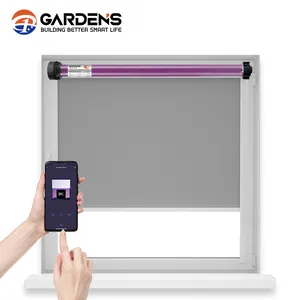 Garden Good Quality Tuya zigbee electric roller blinds motor 25mm window wifi app smart control motorized automatic 38mm tube