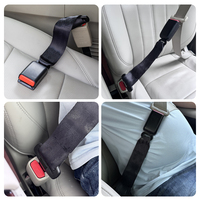SHUNWEI Universal Car Seat Belt Extender Boucle Plug Réglable 3 Points Sangle d'extension de ceinture de sécurité (Polyester) pour véhicules