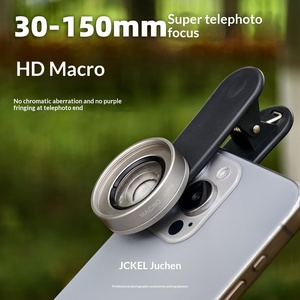 Objectif macro pour téléphone portable en verre <span class=keywords><strong>haut</strong></span> <span class=keywords><strong>de</strong></span> <span class=keywords><strong>gamme</strong></span>, 30-150 mm, mise au point 10x, grossissement, zoom, fond pour iPhone, livestream, vlog - Product Image 4
