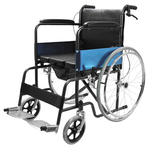 Fauteuil roulant pliable léger Rong Jun avec siège électroplaqué pour personnes âgées et handicapées, aide à la mobilité manuelle portable - Product Image 2