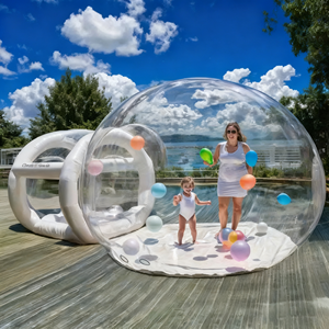 Maison à bulles gonflable en PVC, transparente, en forme <span class=keywords><strong>de</strong></span> ballon, <span class=keywords><strong>tente</strong></span> à bulles gonflable, maison à bulles rebondissante gonflable - Product Image 3