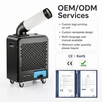 OEM ODM 2kw 6800BTU AC Mobil Portabel Indoor Outdoor Komersial Industri Unit Pendingin Udara Mobil Pendingin Ruangan Industri