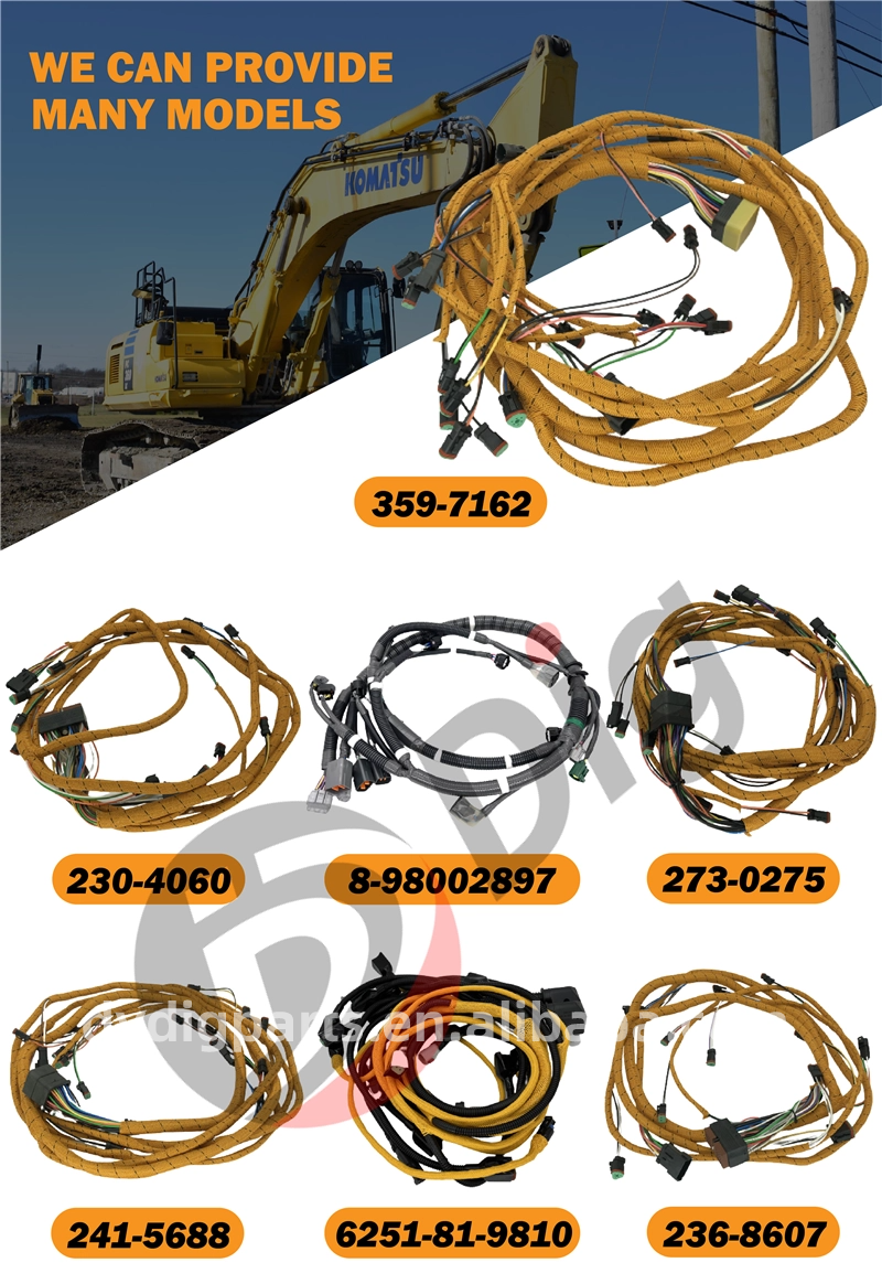 自在鉤 267-7882 2677882 Wire Harnness C7 Engine for CAT 324D 325D 329D